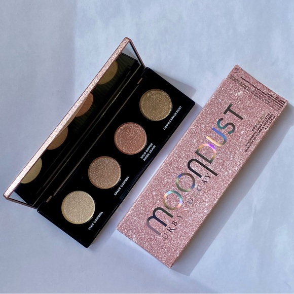 Urban Decay Moondust Shimmering Eyeshadow Palette - Gold and Pink Tones - Picture 7 of 8